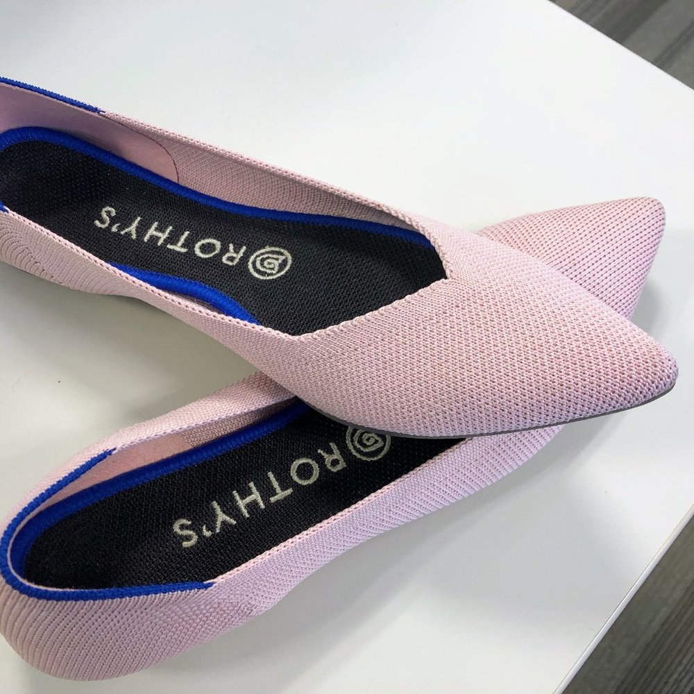 Rothy's Size8 The Point in Petal Pink